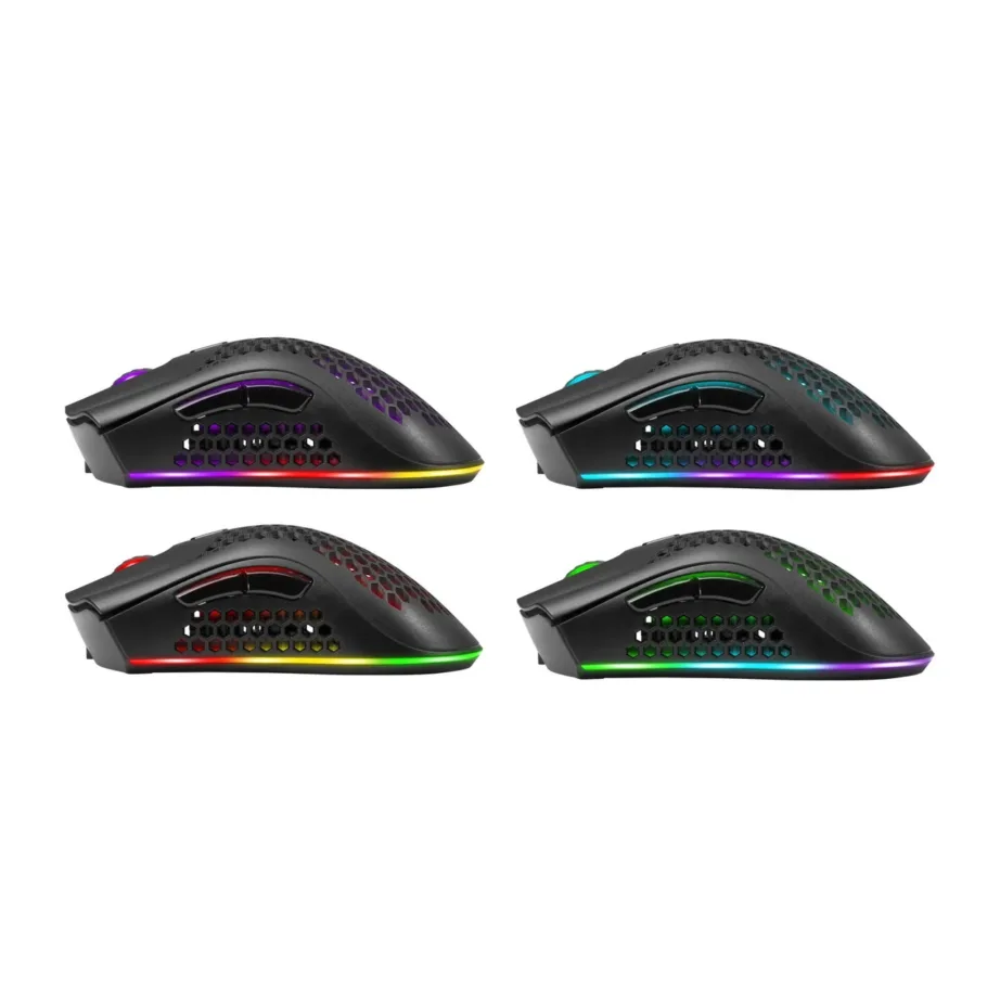 Defender GM-709L Warlock 2.4GHz must RGB taustvalgustusega juhtmevaba mängurihiir, 2400 DPI, 400 mAh aku, paremakäeline – 5