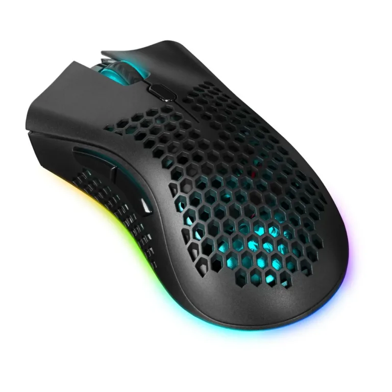 Defender GM-709L Warlock 2.4GHz must RGB taustvalgustusega juhtmevaba mängurihiir, 2400 DPI, 400 mAh aku, paremakäeline