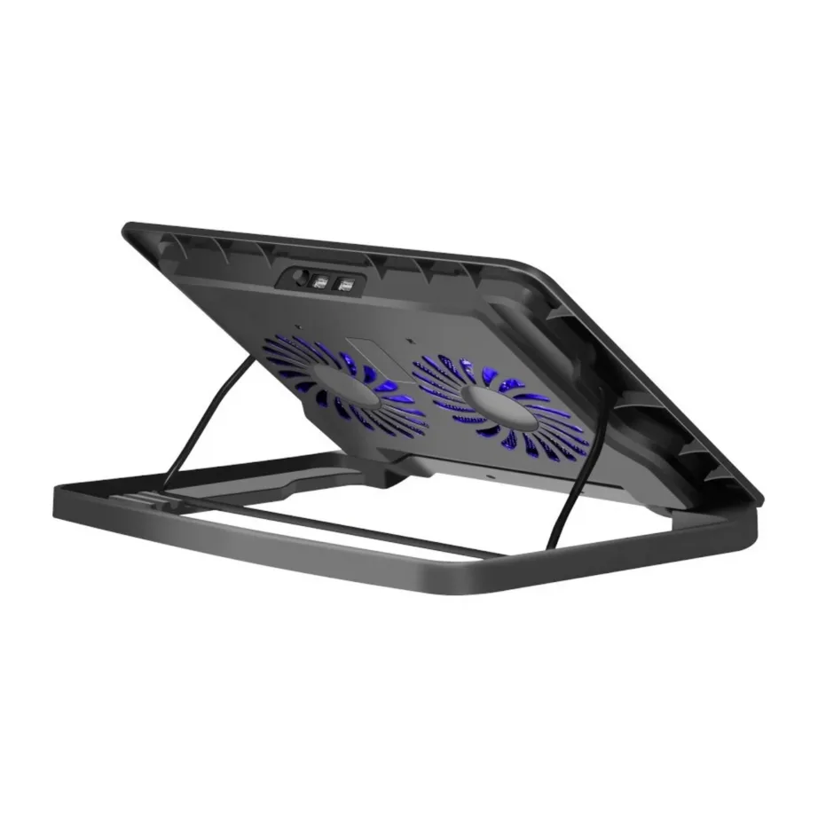 Defender NS-503 17″ must sülearvuti jahutusalus 2 ventilaatoriga, 2xUSB, 810 g, USB-toitega – 6