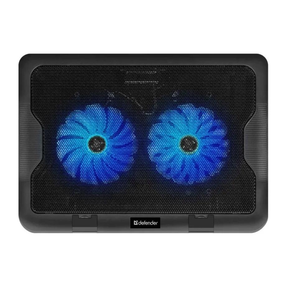 Defender NS-503 17″ must sülearvuti jahutusalus 2 ventilaatoriga, 2xUSB, 810 g, USB-toitega – 8