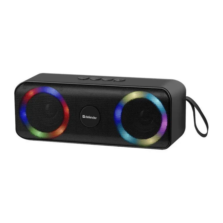 Defender Q1 10W must kaasaskantav Bluetooth-kõlar FM-raadio, microSD ja 1200 mAh akuga