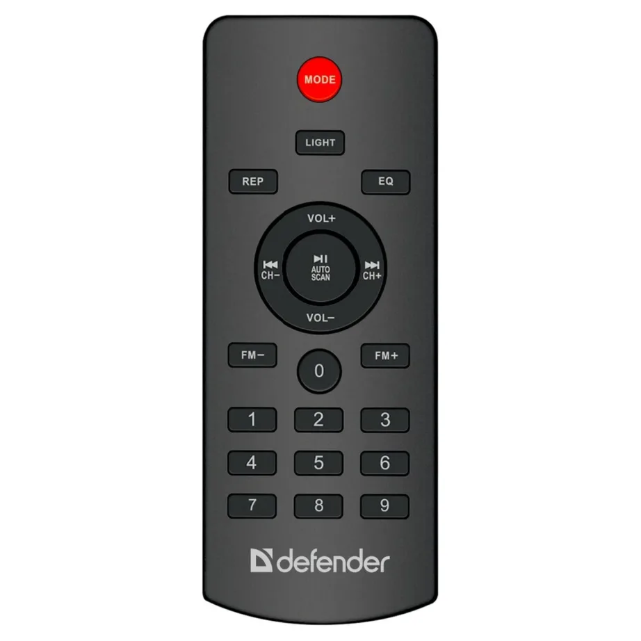 Defender Rage 65109 must 50W kaasaskantav Bluetooth stereo kõlar LED-valguse ja FM-raadioga, 470x240x240 mm, 4000 mAh aku – 7