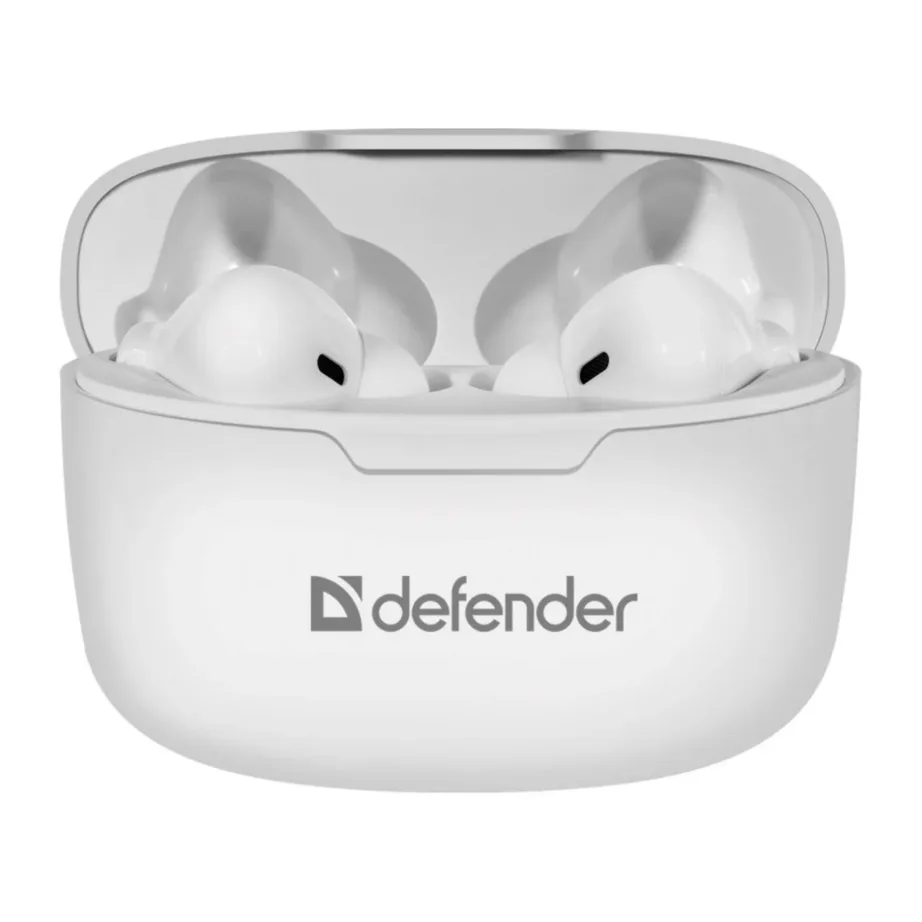 Defender TWINS 903 valged in-ear Bluetooth 5.0 juhtmevabad kõrvaklapid mikrofoniga, 4h kõneaeg – 5