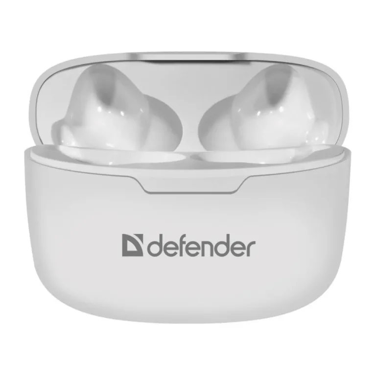 Defender TWINS 903 valged in-ear Bluetooth 5.0 juhtmevabad kõrvaklapid mikrofoniga, 4h kõneaeg