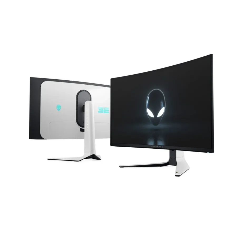 Dell Alienware AW3225QF 32″ kumer QD-OLED mängumonitor 4K UHD, 240 Hz, HDR, must/valge – 3