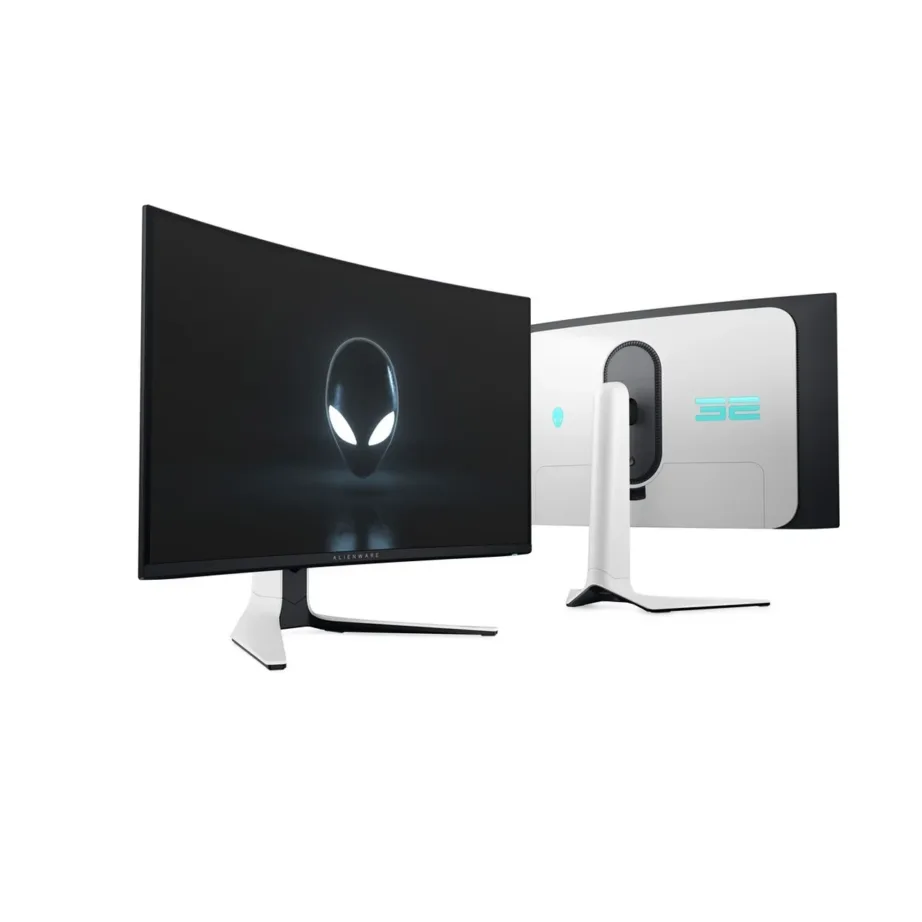 Dell Alienware AW3225QF 32″ kumer QD-OLED mängumonitor 4K UHD, 240 Hz, HDR, must/valge – 4