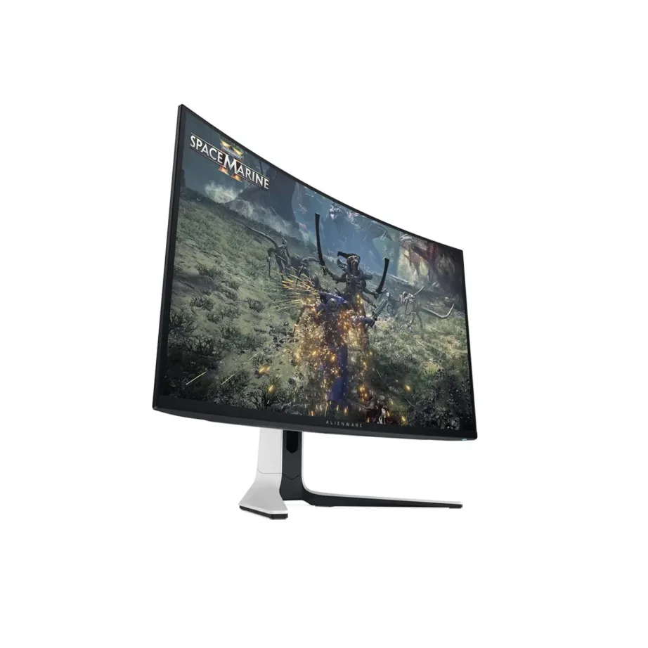 Dell Alienware AW3225QF 32″ kumer QD-OLED mängumonitor 4K UHD, 240 Hz, HDR, must/valge – 10