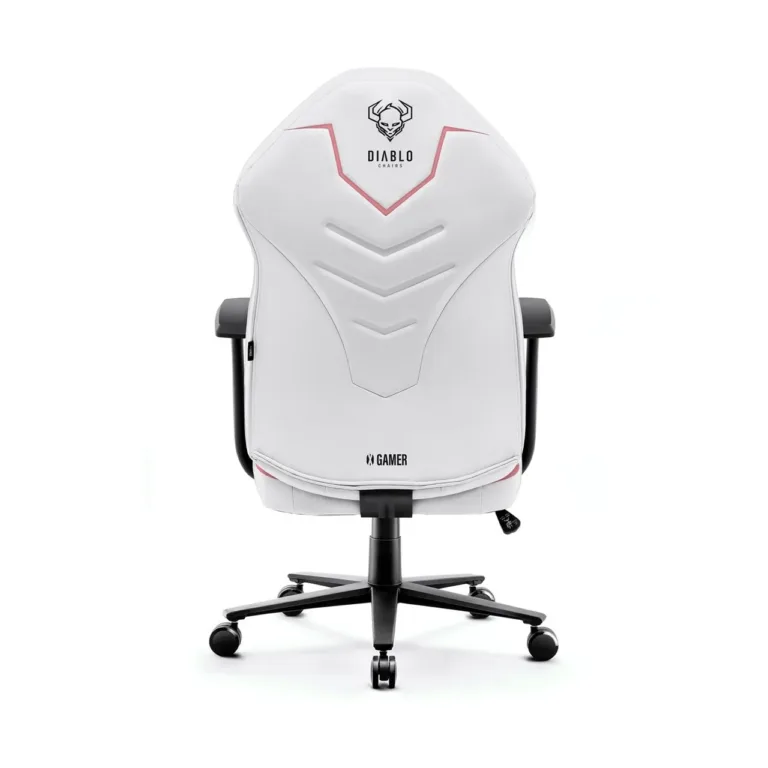 Diablo Chairs X-Gamer 1191 roosa/valge kangast mänguritool reguleeritava seljatoega