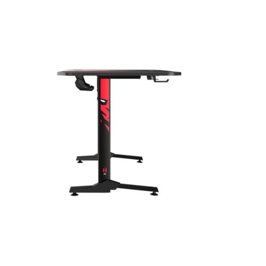 Diablo Chairs X-Mate 1600 160x60x75 cm must/punane ergonoomiline arvutilaud, kandevõime 80 kg – 4