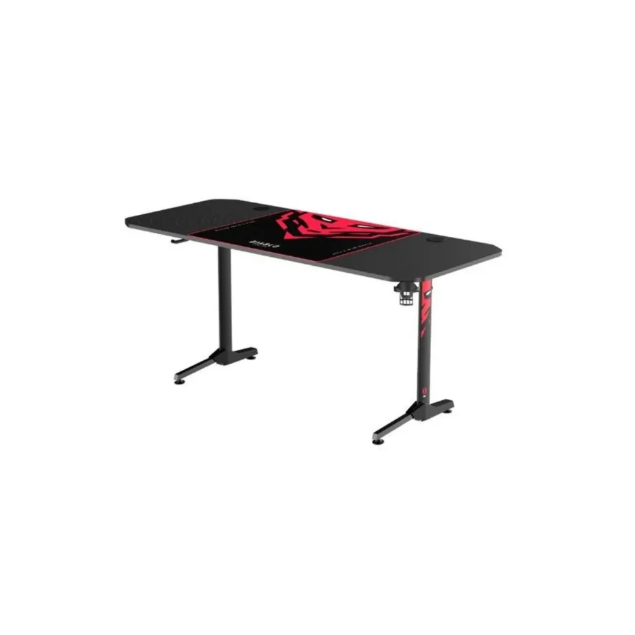 Diablo Chairs X-Mate 1600 160x60x75 cm must/punane ergonoomiline arvutilaud, kandevõime 80 kg
