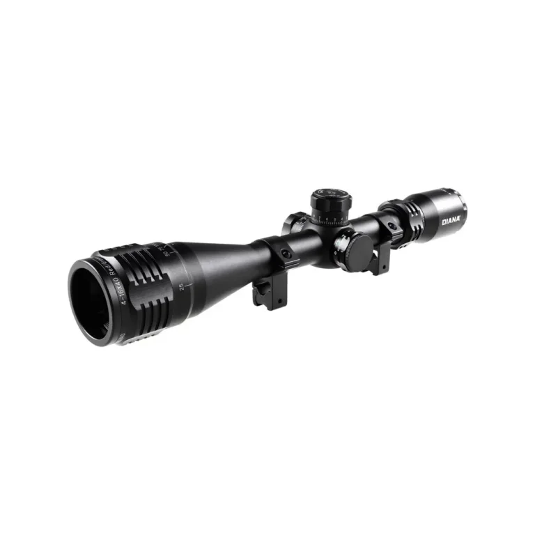 Diana 4-16x40 AO IR must 11 mm kinnitusega õhupüssi optiline sihik, Duplex-ristmärk, anodeeritud alumiinium