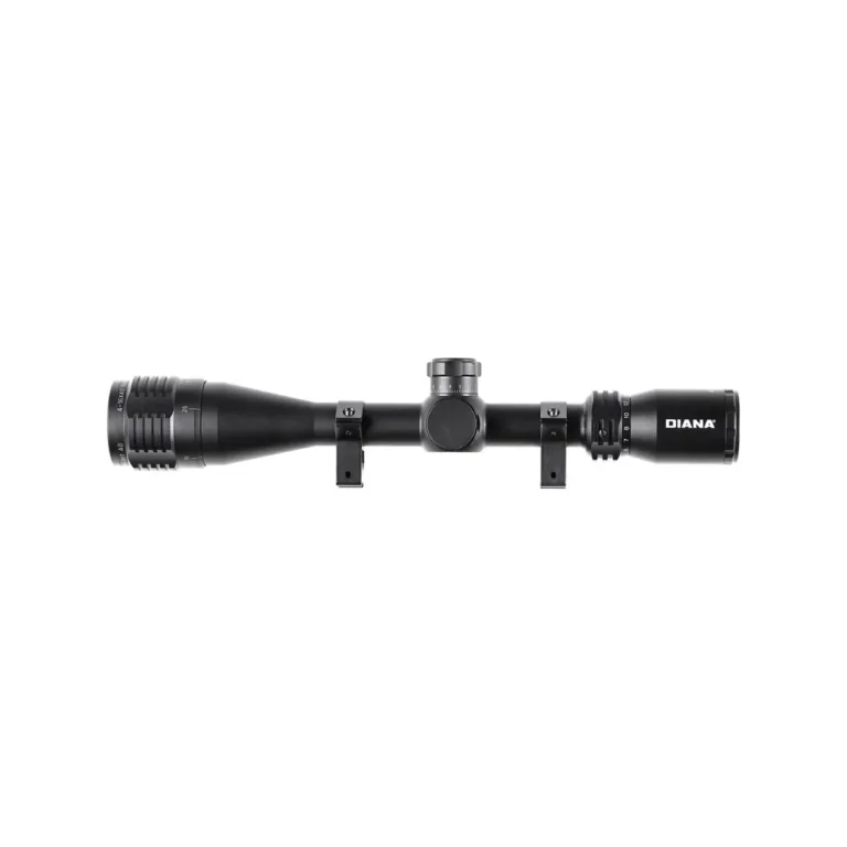Diana 4-16x40 AO IR must 11 mm kinnitusega õhupüssi optiline sihik, Duplex-ristmärk, anodeeritud alumiinium