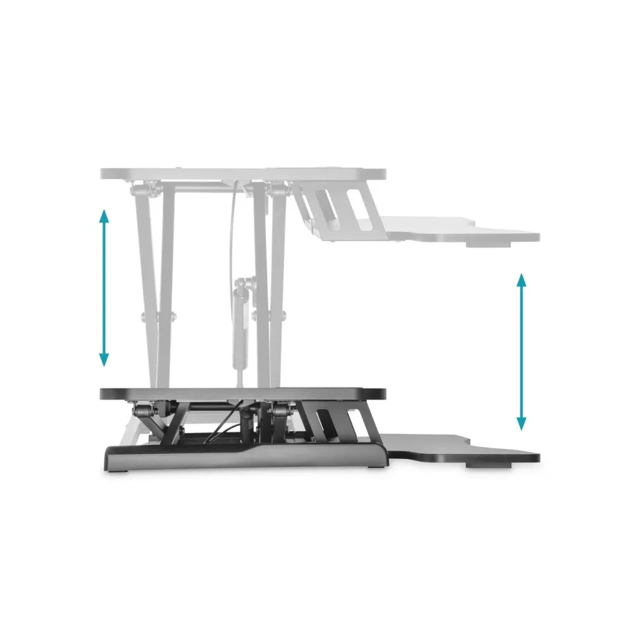 Digitus DA-90380-1 must ergonoomiline lauapealne tõsteraam, kõrguse reguleerimine – 11