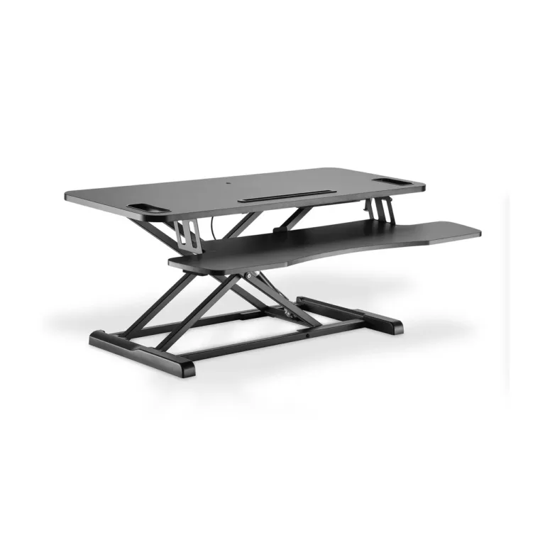 Digitus DA-90380-1 must ergonoomiline lauapealne tõsteraam, kõrguse reguleerimine
