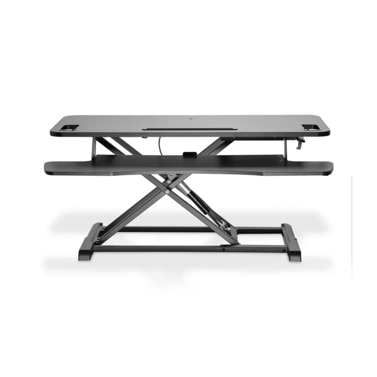 Digitus DA-90380-1 must ergonoomiline lauapealne tõsteraam, kõrguse reguleerimine