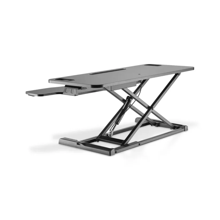 Digitus DA-90380-1 must ergonoomiline lauapealne tõsteraam, kõrguse reguleerimine