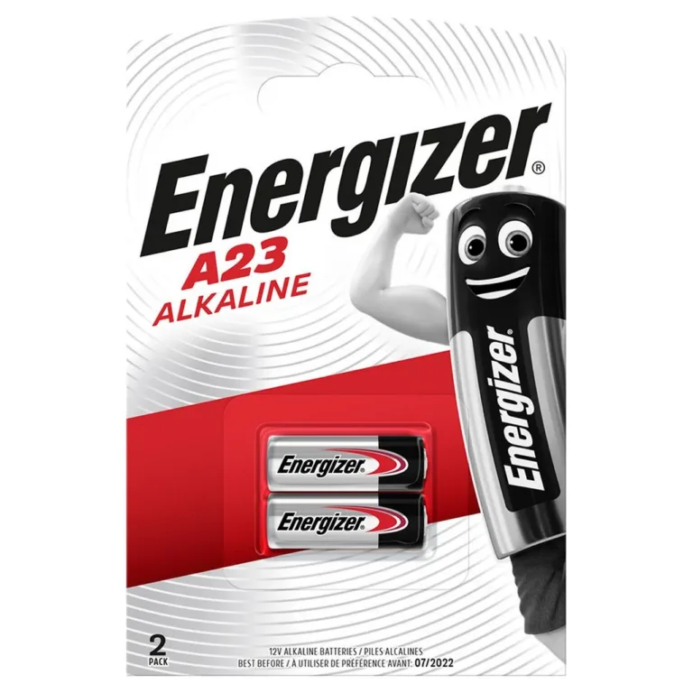 Energizer A23 12V leelispatarei 2 tk blisterpakendis ühekordseks kasutuseks