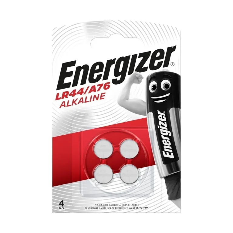 Energizer A76 LR44 1,5V aluselised nööppatareid, 4 tk blisterpakendis