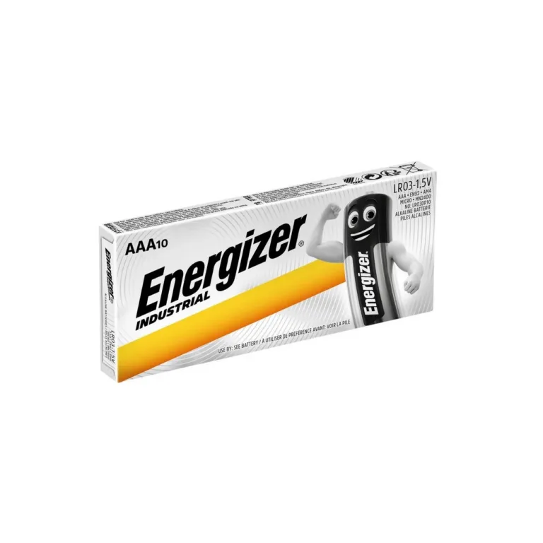 Energizer Industrial Pro AAA LR03 1,5V 10 tk alkaliinpatareid, ühekordsed