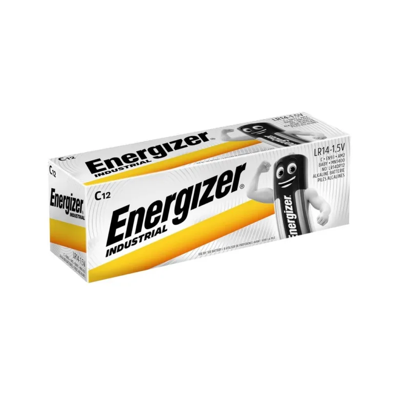 Energizer Industrial Pro LR14 C 1.5V leelispatareid, 12 tk ühekordseks kasutamiseks