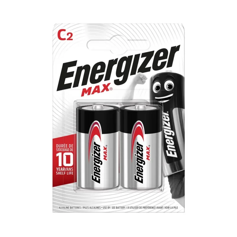 Energizer MAX 426803 C LR14 1,5V leelispatareid, 2 tk, blisterpakendis, hõbe-must