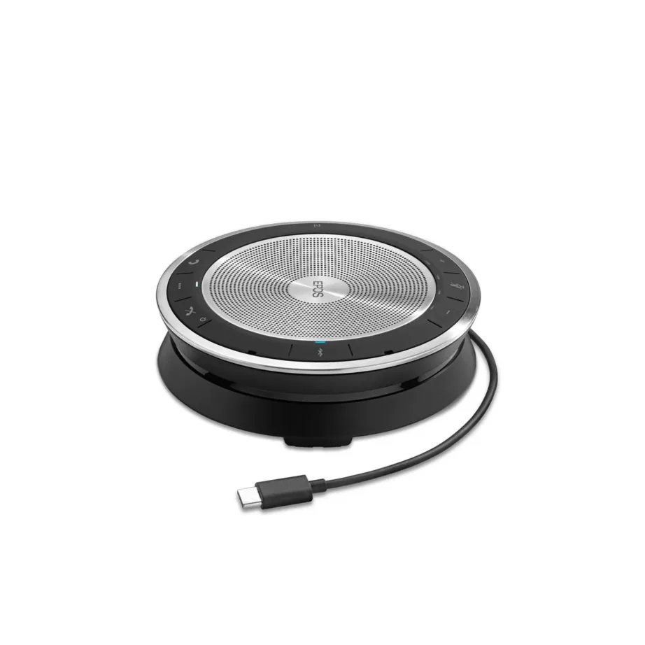 EPOS 1000224 Expand SP 30+ 120x120x37 mm must/hõbe käed-vabad konverentsiseade USB/Bluetooth, 18 h akuga, PC ja nutitelefoni jaoks – 4
