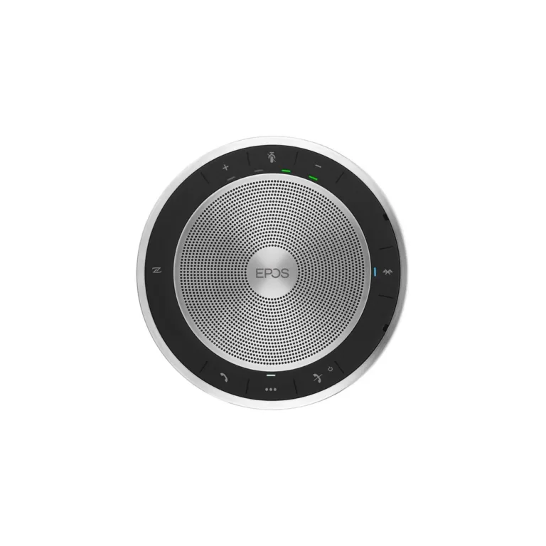 EPOS 1000224 Expand SP 30+ 120x120x37 mm must/hõbe käed-vabad konverentsiseade USB/Bluetooth, 18 h akuga, PC ja nutitelefoni jaoks
