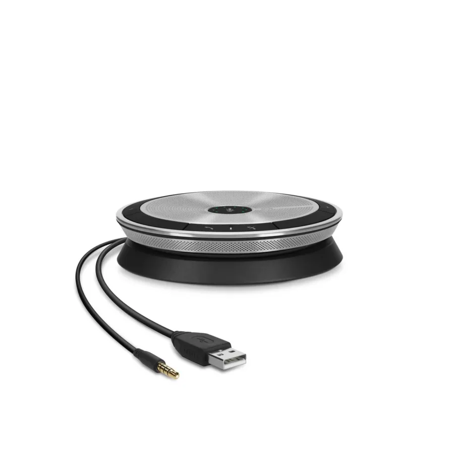 EPOS EXPAND 20 ML USB juhtmega hõbe-must konverentsikõlar 110x110x30 mm, 20 tundi kõneaega, Mac/Windows tugi – 5