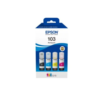 Epson C13T00S64A originaal tindikomplekt 4×65 ml (must, tsüaan, magenta, kollane) EcoTank L3250/L5290/L3260 printeritele, kuni 4500/7500 lehte