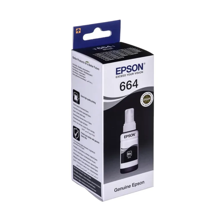 Epson T6641 C13T66414A 70 ml must pigmenttint Epson EcoTank printeritele