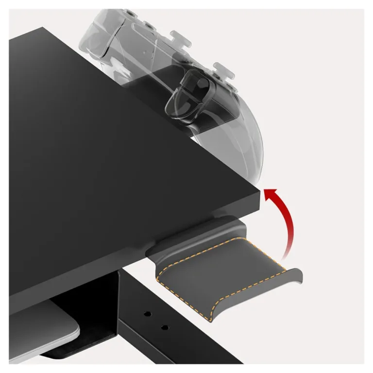 Ergo Office ER-303 B must monitori/laptopi alus 370x235 mm, 20 kg kandevõimega, 13–32'' ekraanidele, lauakinnitus, telefonialusega