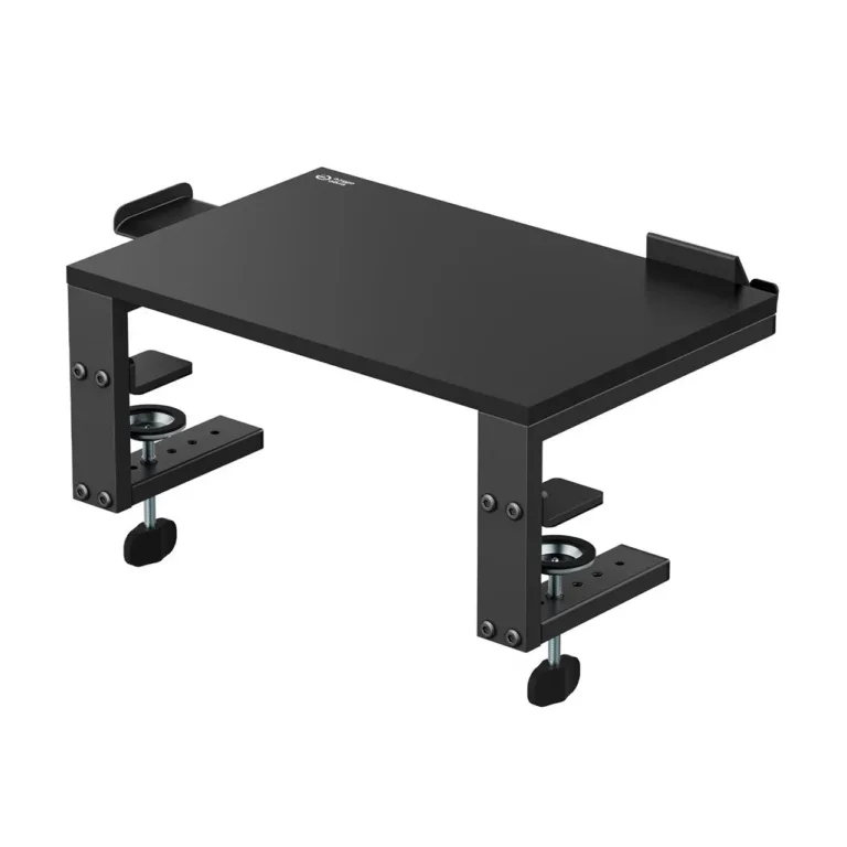 Ergo Office ER-303 B must monitori/laptopi alus 370x235 mm, 20 kg kandevõimega, 13–32'' ekraanidele, lauakinnitus, telefonialusega