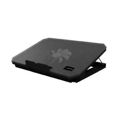 Esperanza EA141 valge 365x265x30 mm metallist sülearvuti jahutusalus 15,6" jaoks, 1 ventilaator, 1200 RPM, USB 1.0