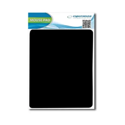 Esperanza EA145K 220x180 mm must mängurihiirematt libisemisvastase põhjaga