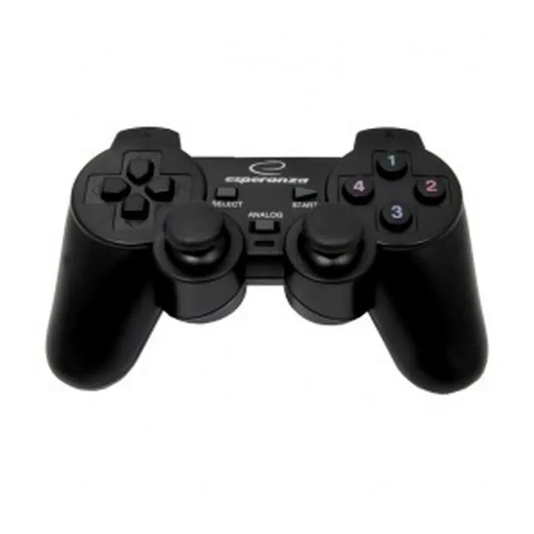 Esperanza EG106 1,8 m USB 2.0 must mängupult 12 nupuga PC, PS2 ja PS3 jaoks
