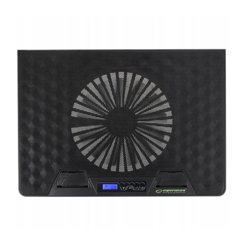 Esperanza EGC101 400x288x36 mm must sülearvuti jahutusalus LCD-ekraani, 18 cm ventilaatori ja 5 kaldeasendiga – 11
