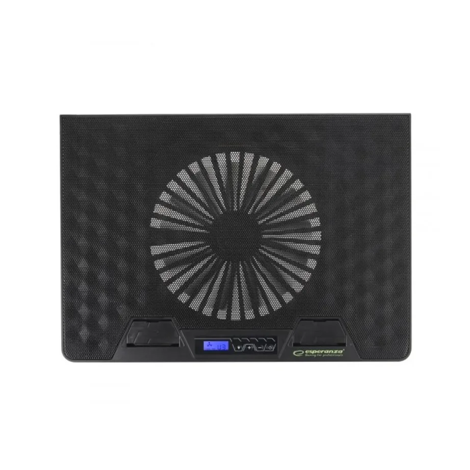 Esperanza EGC101 400x288x36 mm must sülearvuti jahutusalus LCD-ekraani, 18 cm ventilaatori ja 5 kaldeasendiga – 5