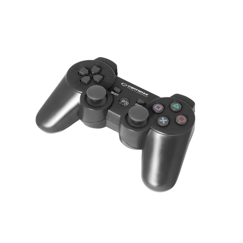 Esperanza EGG109K juhtmevaba Bluetooth mängupult sisseehitatud akuga, must, PlayStation 3 jaoks – 5