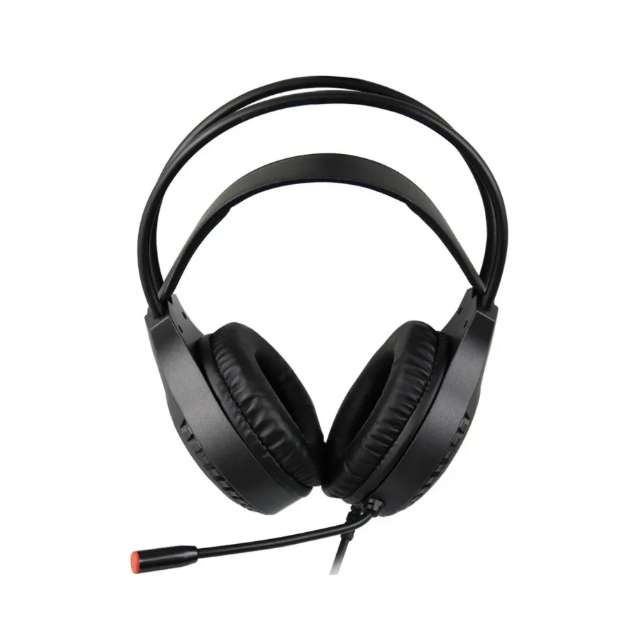 Esperanza EGH5000 1,5 m USB-mikrofoniga binauraalsed juhtmega mängurikõrvaklapid RGB LED-iga, must – 2