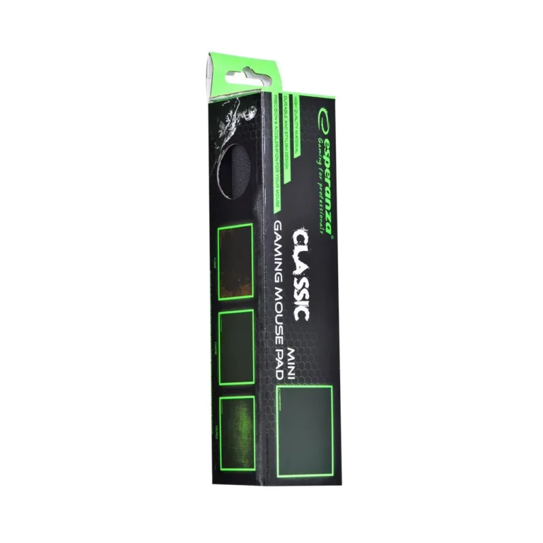 Esperanza EGP101K 250x200x2 mm must plastikust gaming-hiirematt