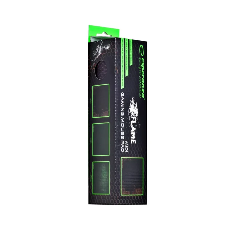 Esperanza EGP101R 250×200×2 mm must/oranž polüestrist libisemisvastase põhjaga mängurihiirematt