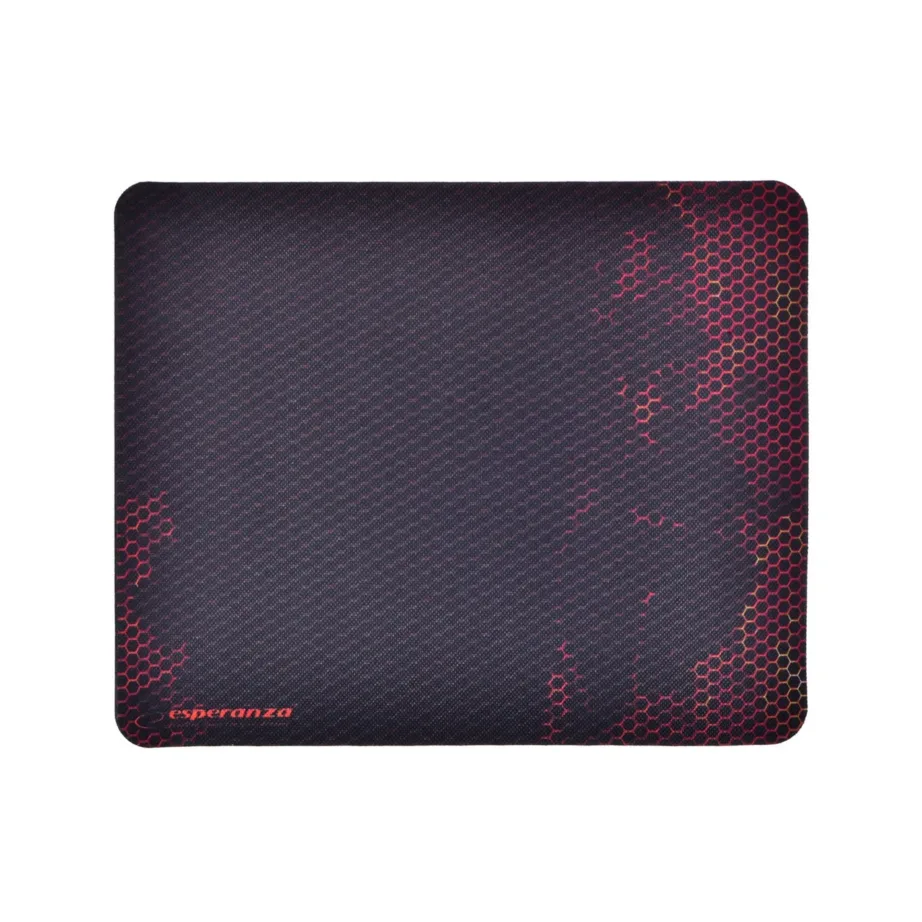 Esperanza EGP101R 250×200×2 mm must/oranž polüestrist libisemisvastase põhjaga mängurihiirematt – 8