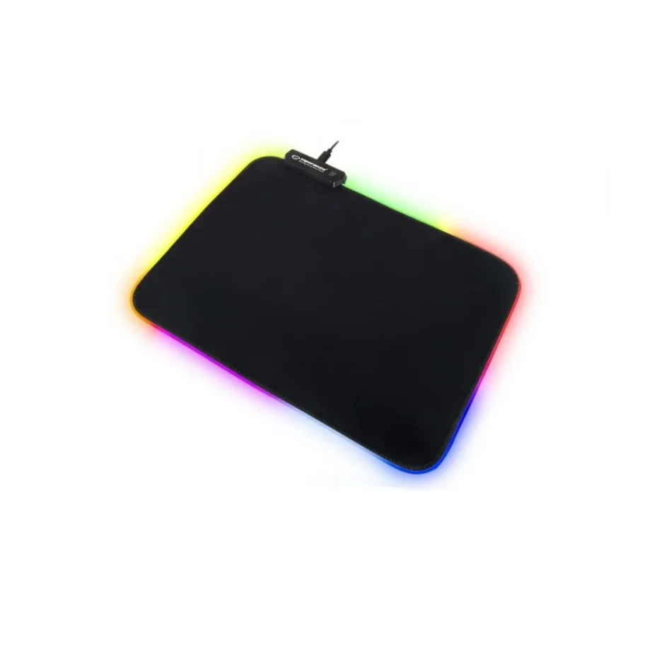 Esperanza EGP105 350x250x8 mm must LED-taustvalgustusega USB-toitega mängurihiirematt – 3