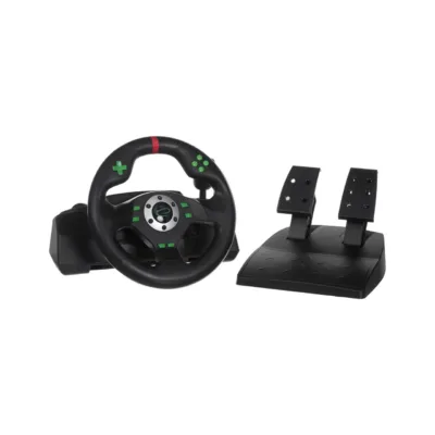 Esperanza EGW101 USB juhtmega mängurool 270° PlayStation 3/PC-le, 12 nuppu, must-roheline