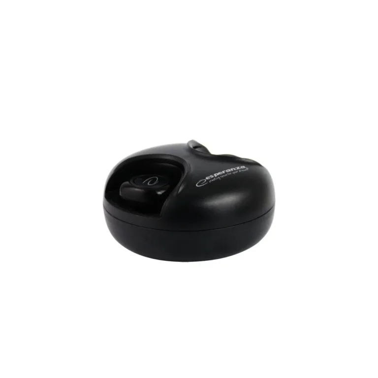 Esperanza EH228K juhtmevabad Bluetooth 5.0 mustad kõrvasisesed kõrvaklapid mikrofoniga, laadimiskarbi ja puutetundliku juhtimisega, muusika ja kõnede jaoks