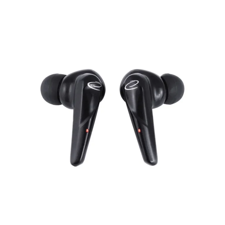 Esperanza EH231K mustad juhtmevabad in-ear kõrvaklapid Bluetooth 5.0 laadimiskarbiga, puutetundlik juhtimine, muusika ja kõnede jaoks