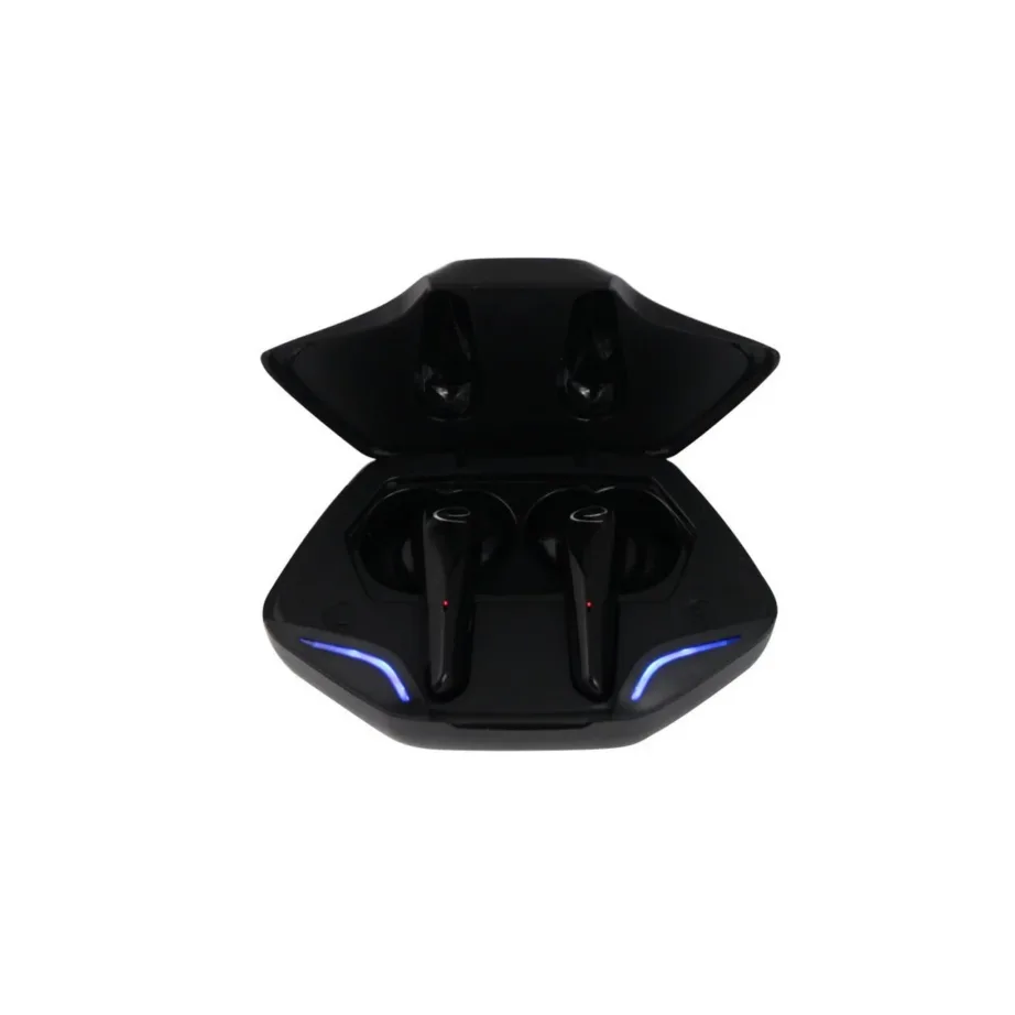 Esperanza EH231K mustad juhtmevabad in-ear kõrvaklapid Bluetooth 5.0 laadimiskarbiga, puutetundlik juhtimine, muusika ja kõnede jaoks – 5