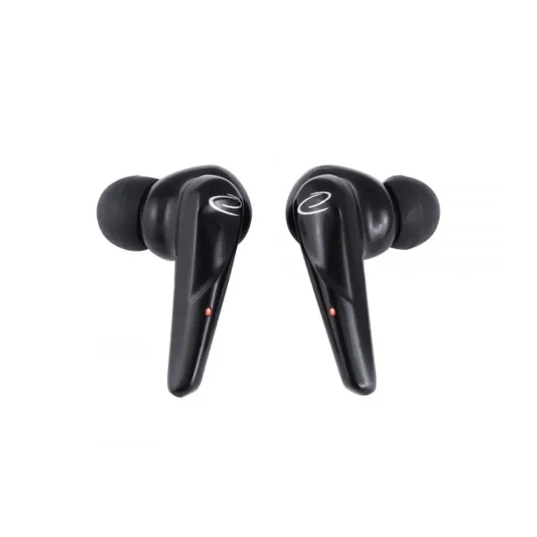 Esperanza EH231K mustad juhtmevabad in-ear kõrvaklapid Bluetooth 5.0 laadimiskarbiga, puutetundlik juhtimine, muusika ja kõnede jaoks