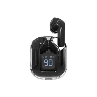 Esperanza EH238K mustad juhtmevabad in-ear kõrvaklapid Bluetooth 5.3, puutejuhtimine, 3 h muusika, USB-C laadimisega (90 g)