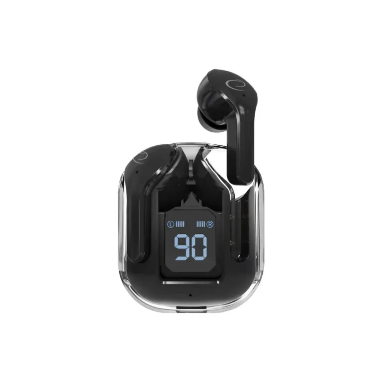 Esperanza EH238K mustad juhtmevabad in-ear kõrvaklapid Bluetooth 5.3, puutejuhtimine, 3 h muusika, USB-C laadimisega (90 g)